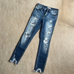 Mid Rise Ankle Skinny Jean